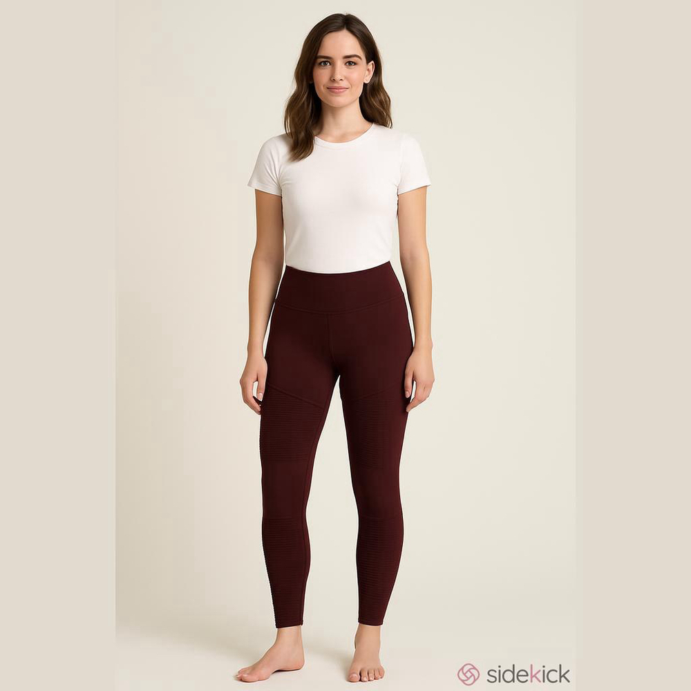 Women's Vogo Athletica Leggings Size S Burgundy